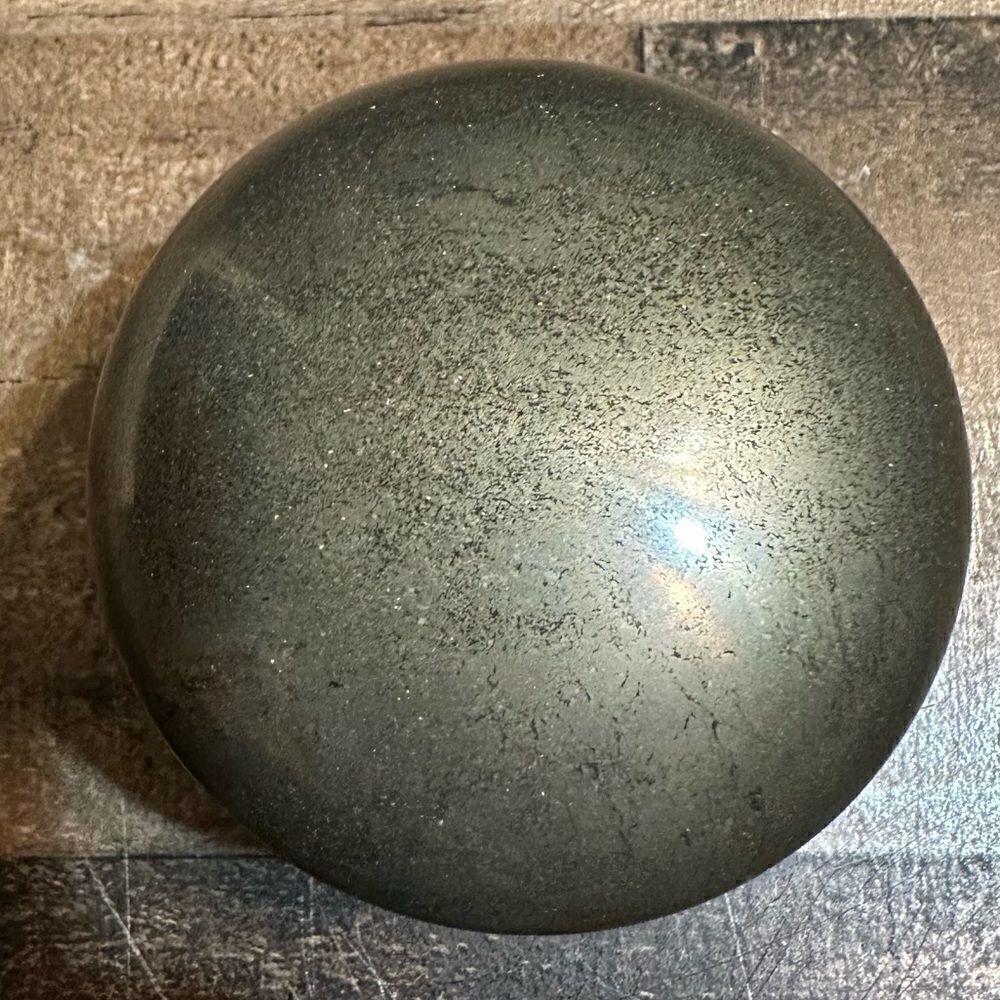 Kendra Scott Mini Dome Box - Variegated Pyrite/Antique Silver - Picture 3 of 4